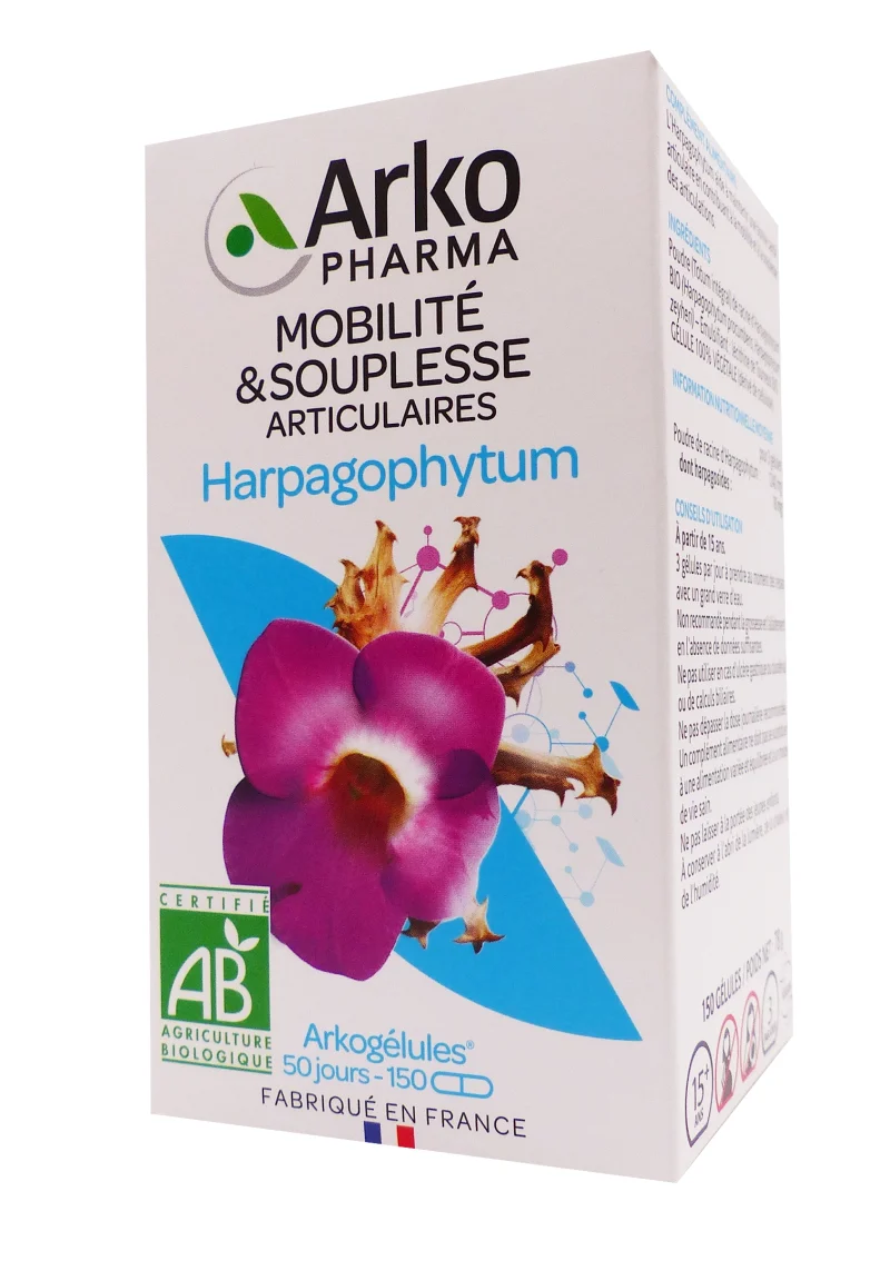 arkopharma harpagophytum 150 gélules