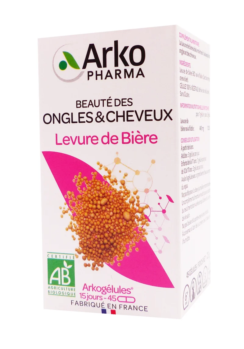 arkopharma levure de bière 45 gélules
