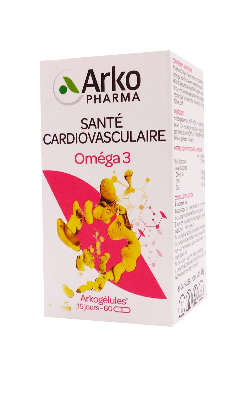 arkopharma oméga 3 60 gélules