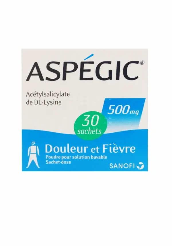 Aspégic 500mg 30 sachets sanofi