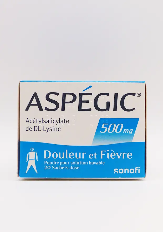 Aspégic 500mg 20 sachets sanofi