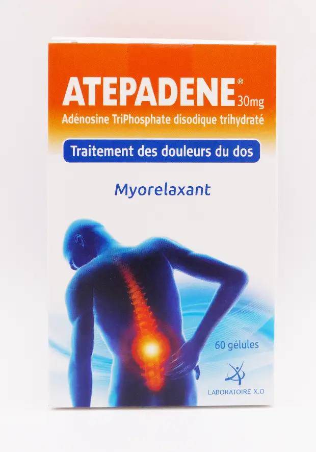 atepadene myorelaxant 30 mg 60 gélules