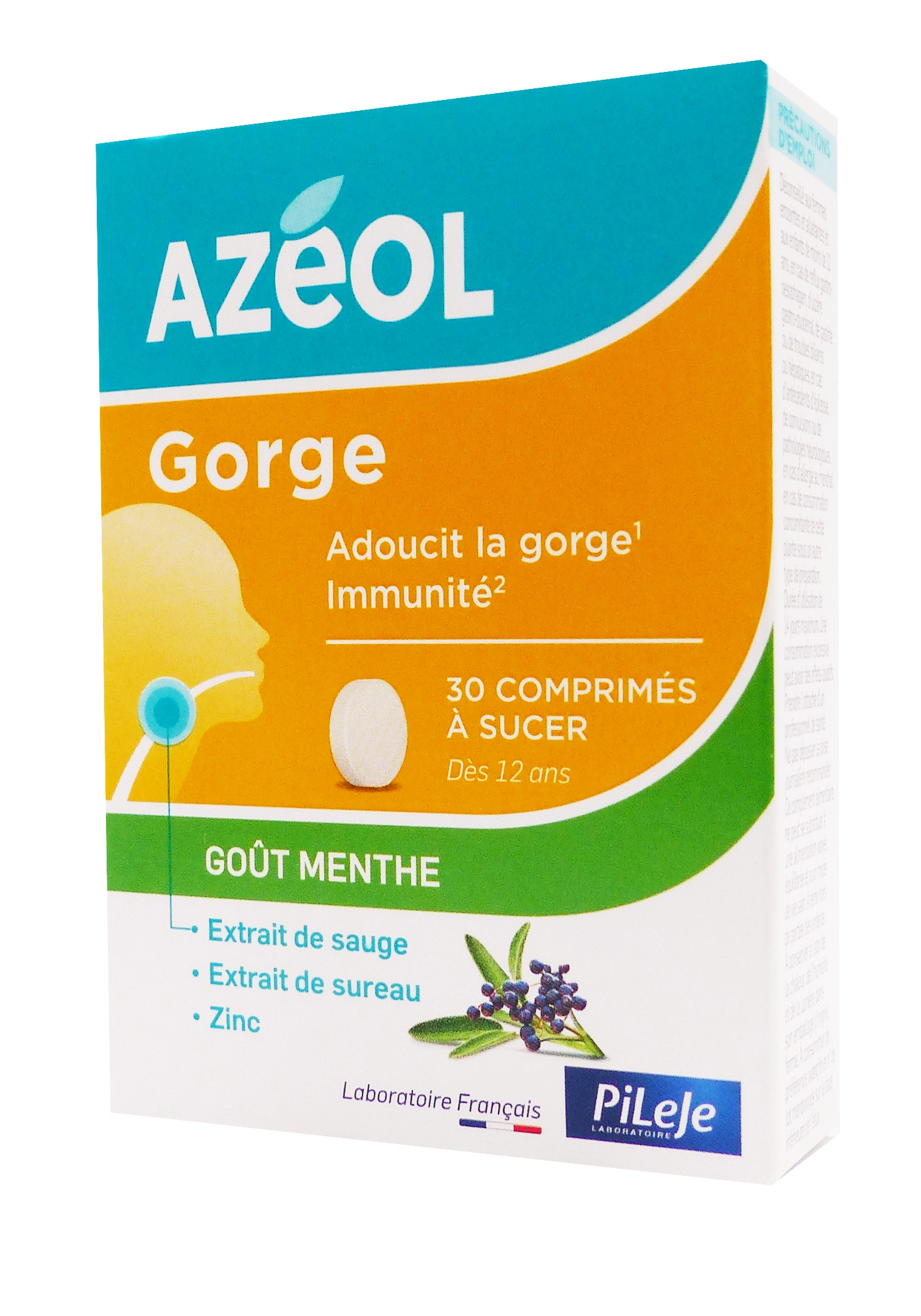 AZEOL 30 COMPRIMES A SUCER 1 azeol gorge 30 comprimes