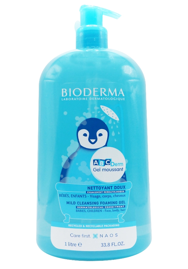 bioderma abcderm gel moussant 1L