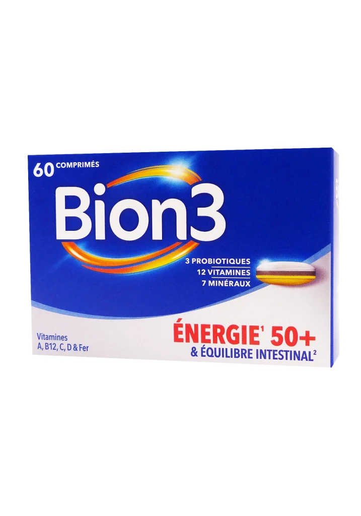 BION3 VITALITE 50+ BOITE DE 60 COMPRIMES 2 bion 3 energie 50 60 comprimes