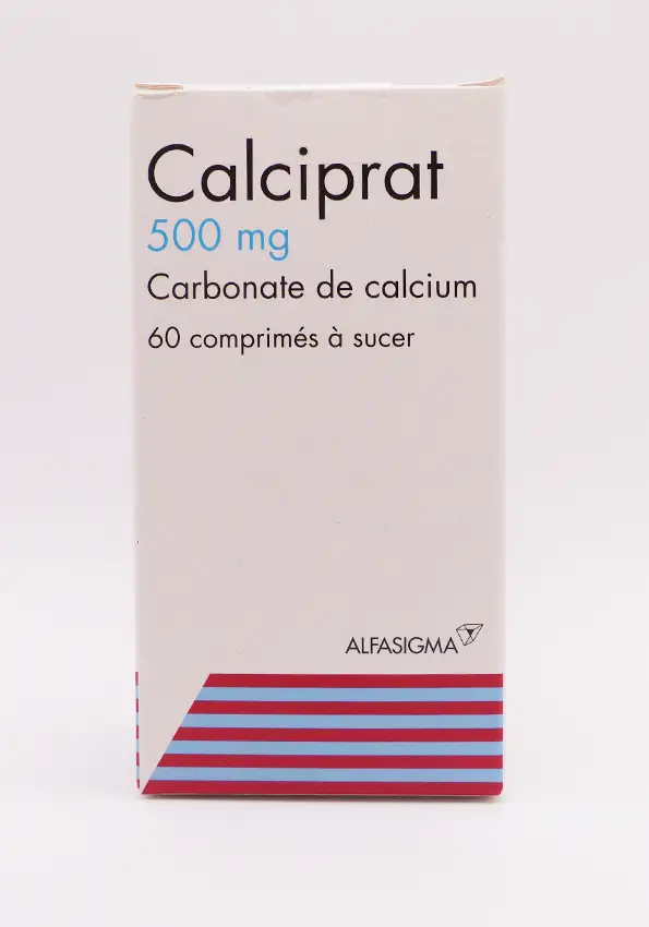 Calciprat 500mg 60 comprimés à sucer