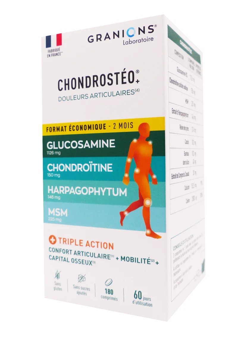 chondrostéo+ granions 180 comprimés