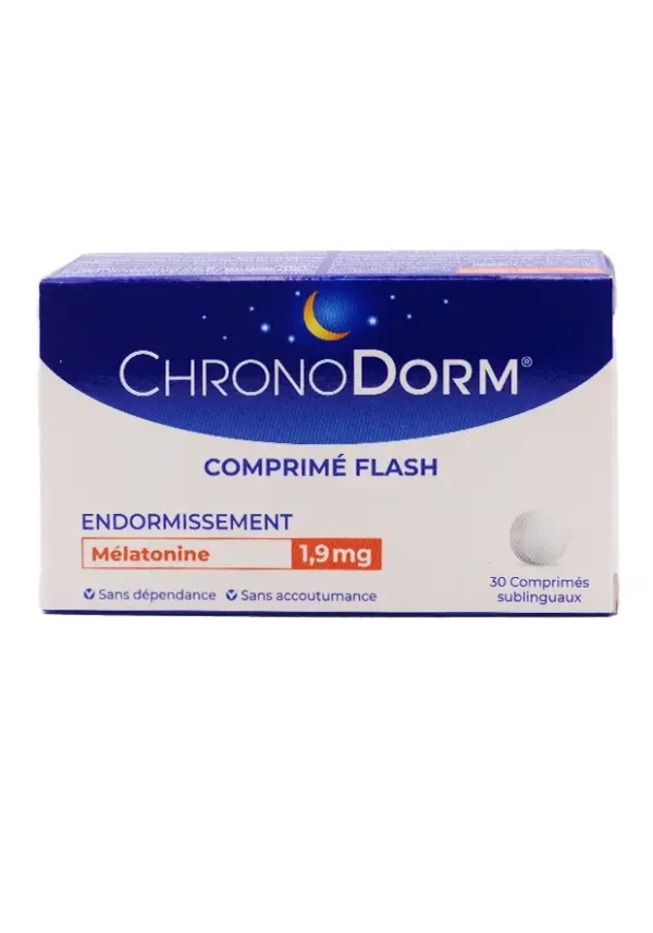 chronodorm 30 comprimés sublinguaux 1,9mg de mélatonine