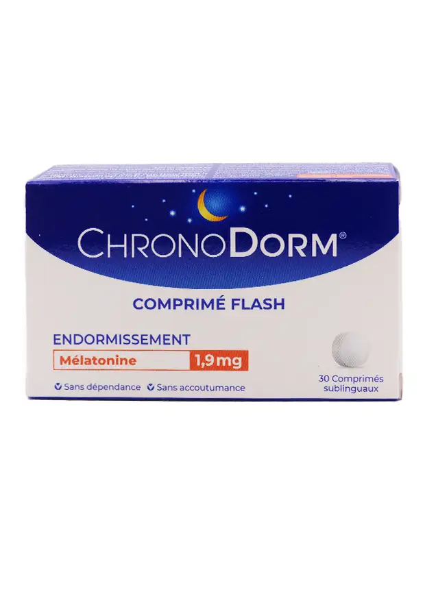 chronodorm 30 comprimés sublinguaux 1,9mg de mélatonine