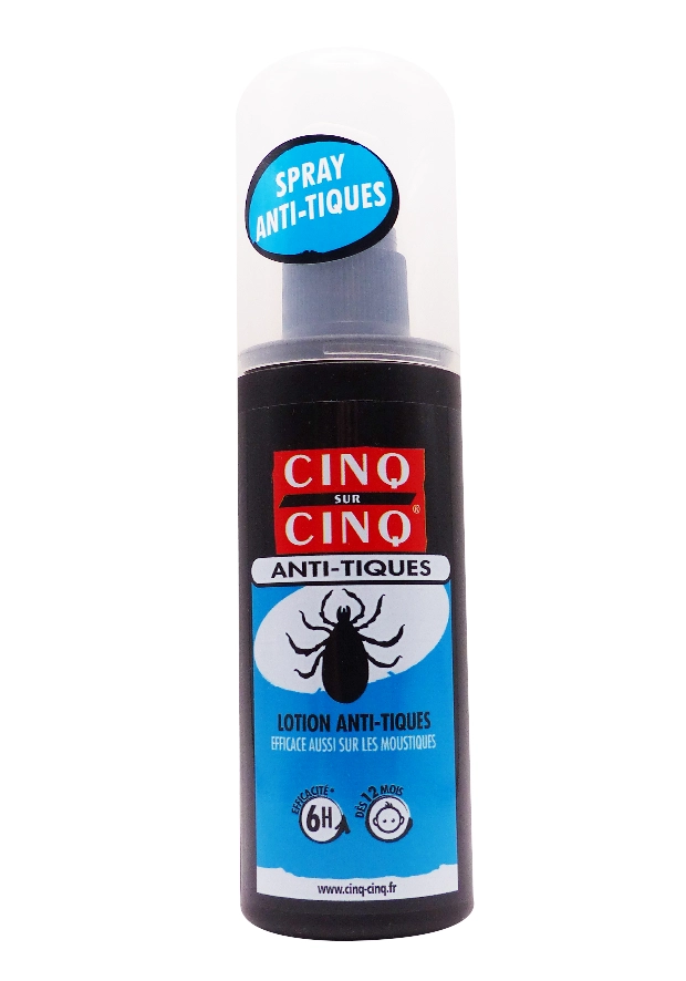CINQ SUR CINQ ANTI-TIQUES SPRAY 100 ML 2 cinq sur cinq lotion anti tiques