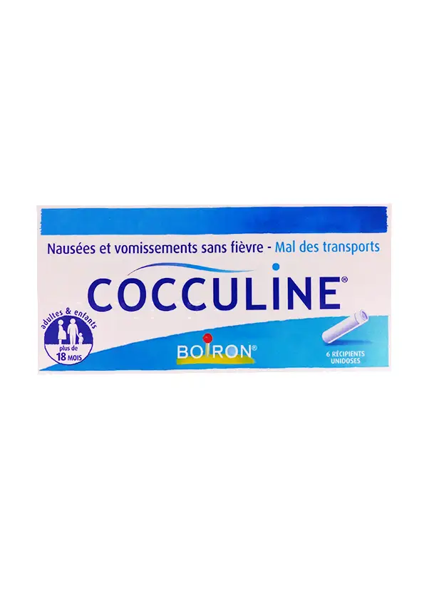 cocculine mal des transports 6 récipients unidoses Boiron