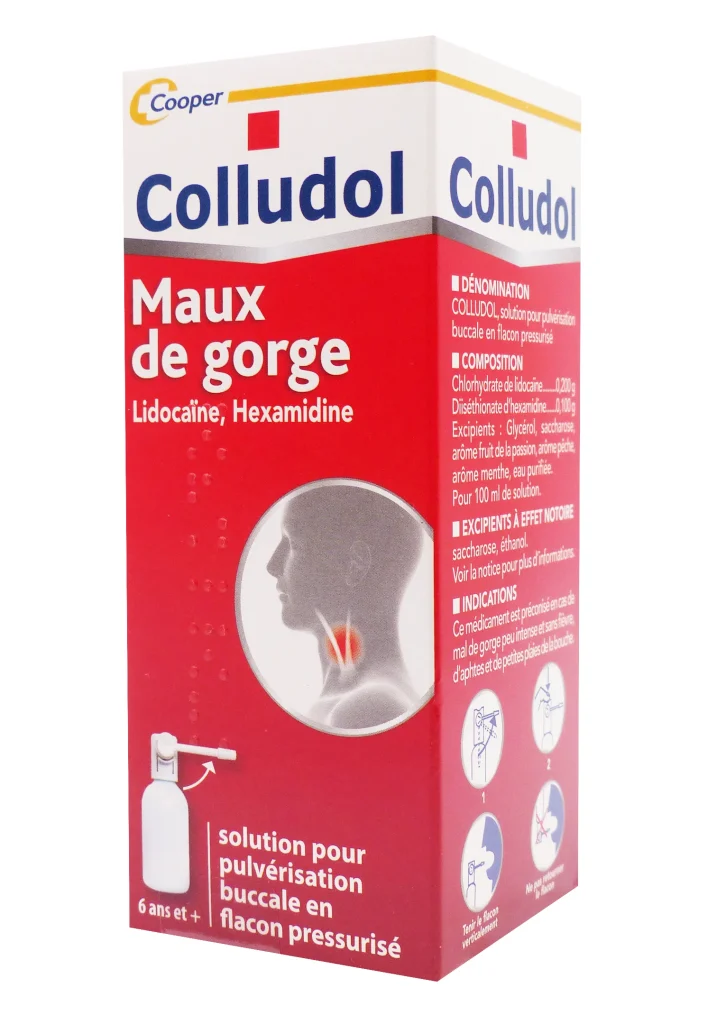 COLLUDOL MAUX DE GORGE COLLUTOIRE 30ML 2 colludol