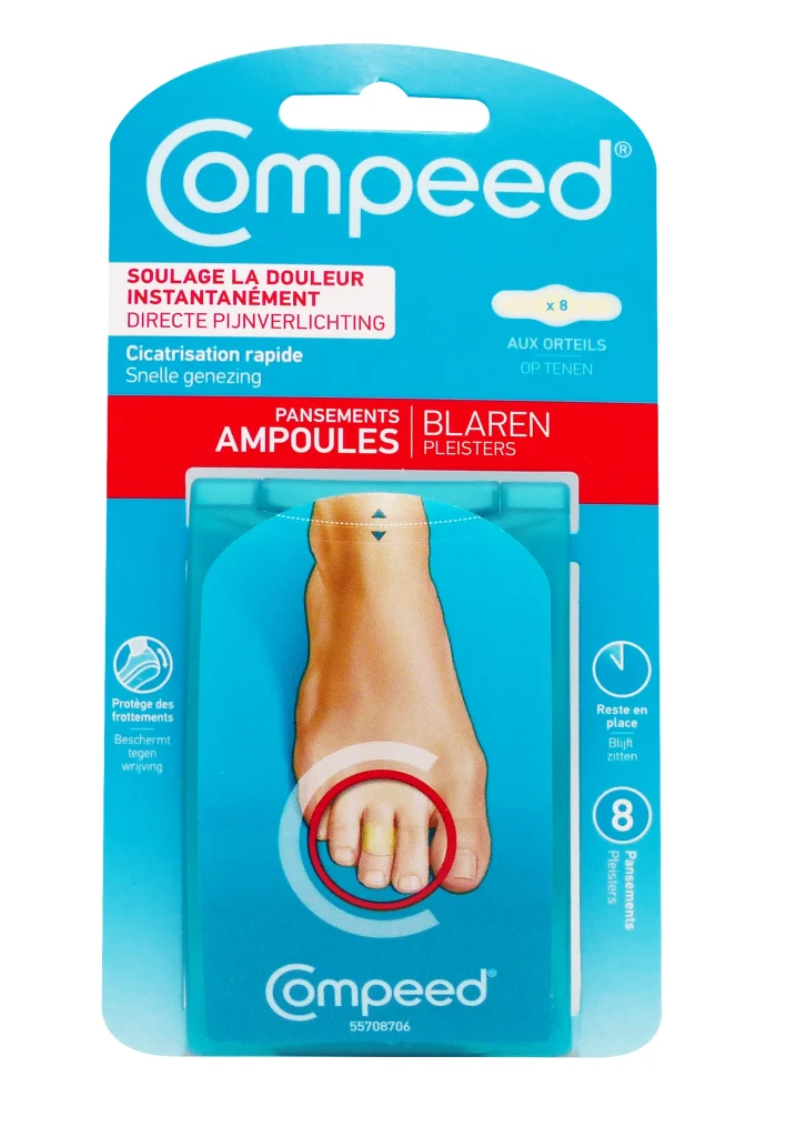 COMPEED 8 PANSEMENTS AMPOULES ORTEILS 2 compeed 8 pansements ampoules