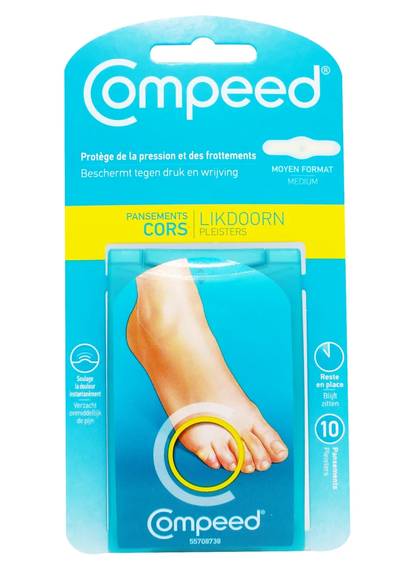 compeed pansements cors moyen format x10