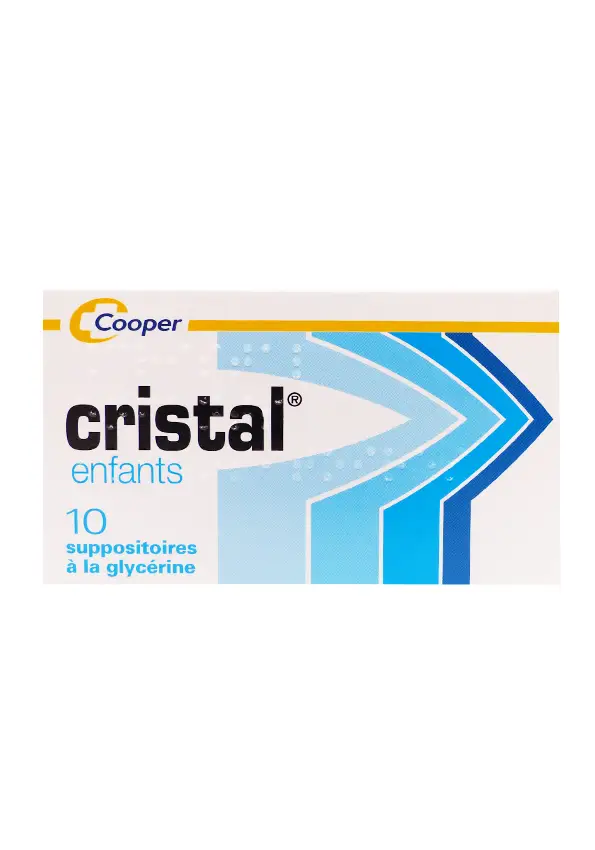 cristal enfant 10 suppositoires à la glycérine