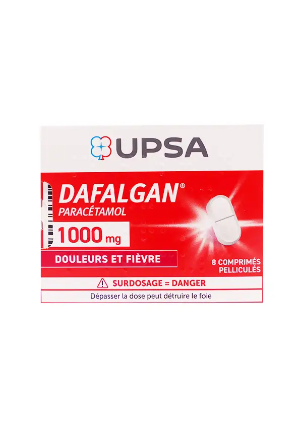 dafalgan 1000mg 8 comprimés