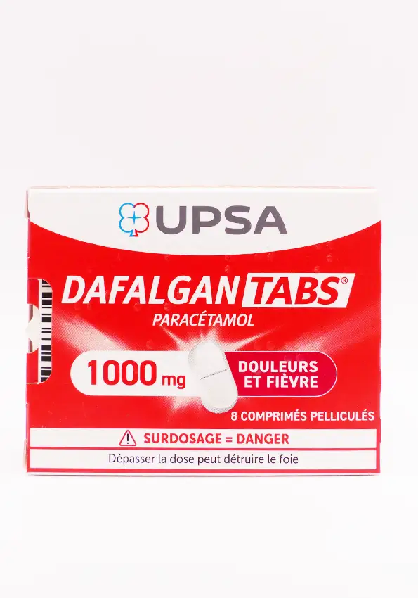 Dafalgantabs 1000mg 8 comprimés pelliculés