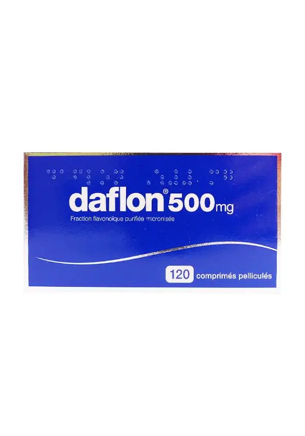 daflon 500mg 120 comprimés pelliculés