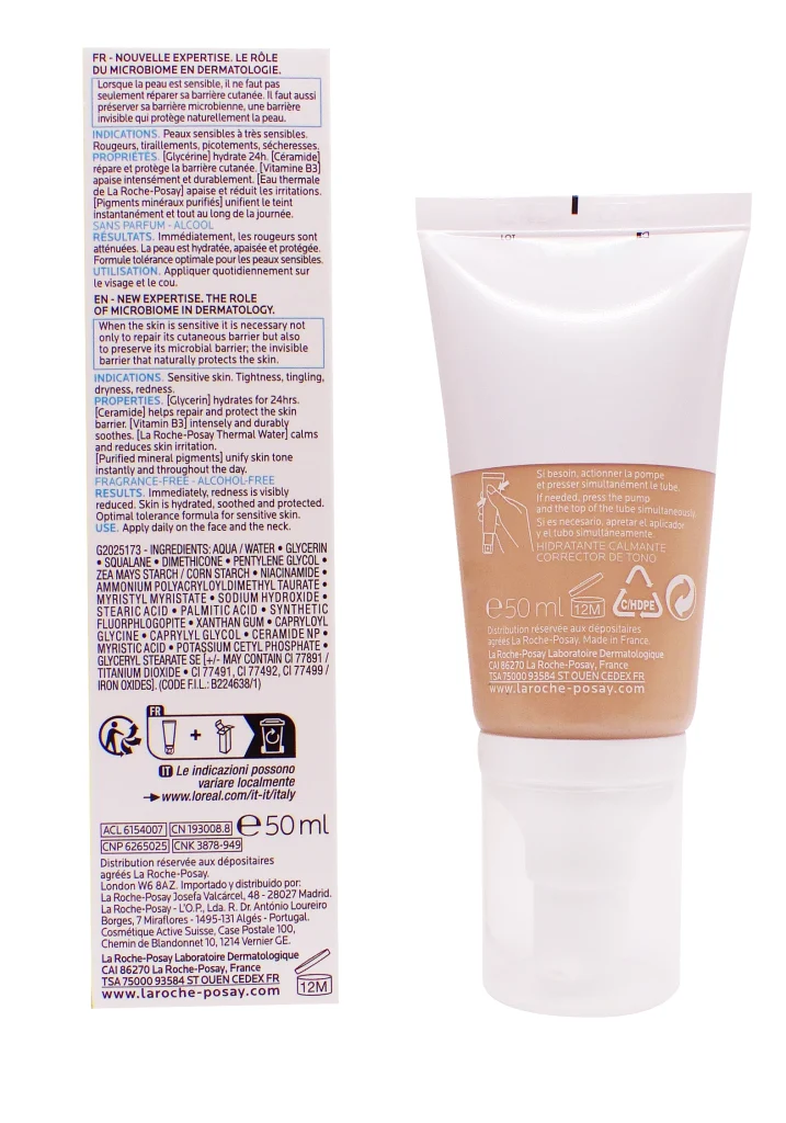 dos creme teintee la roche posay