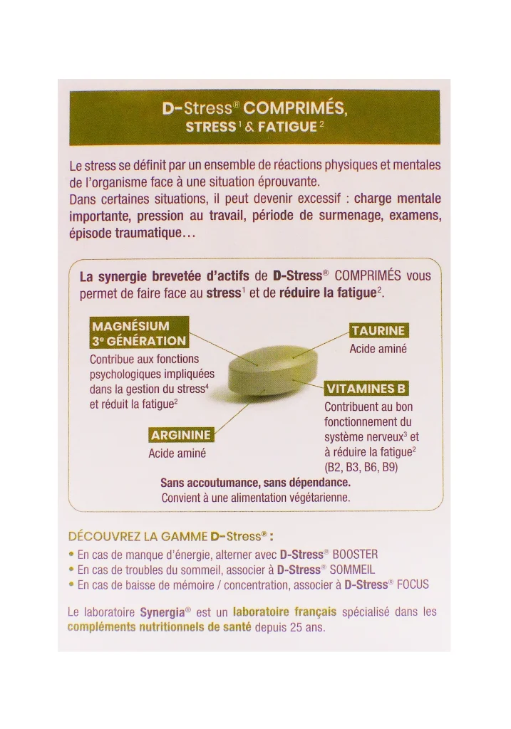 dos d stress comprimes