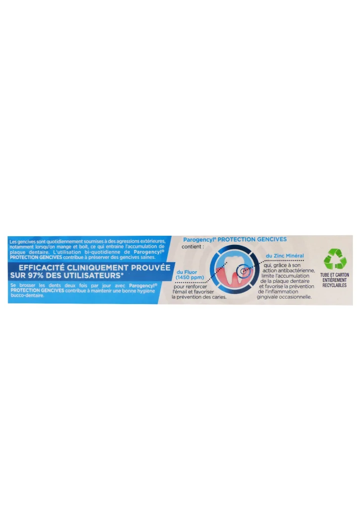 PAROGENCYL PREVENTION GENCIVES DENTIFRICE 75 ML 5 dos dentifrice 1