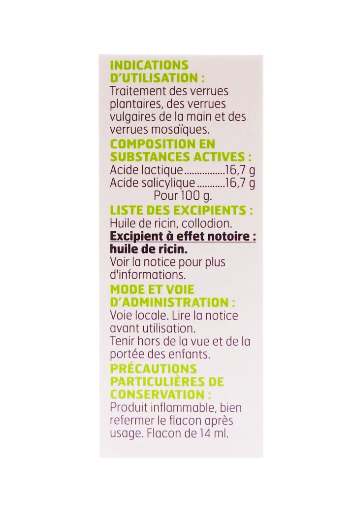 VERRUFILM SOLUTION FLACON 14ML 4 dos verufilm