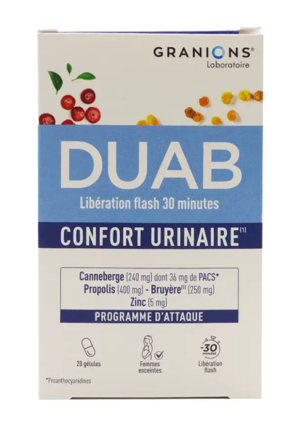 duab confort urinaire 20 gélules