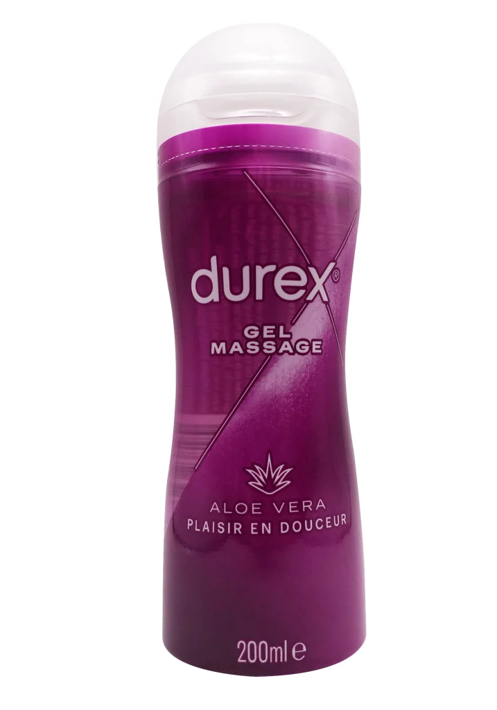 DUREX GEL DE MASSAGE ALOE VERA PLAISIR EN DOUCEUR 200ML 2 durex gel massage 200ml