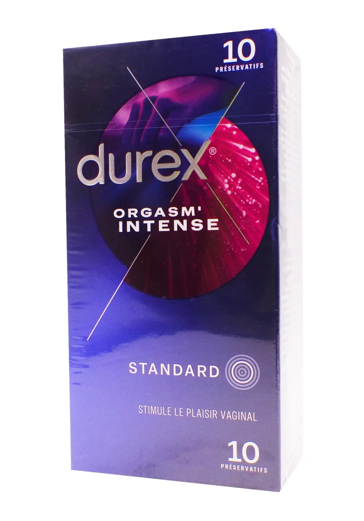 DUREX ORGASM'INTENSE PRESERVATIFS 10 UNITES 2 durex orgasm intense 10 preservatifs