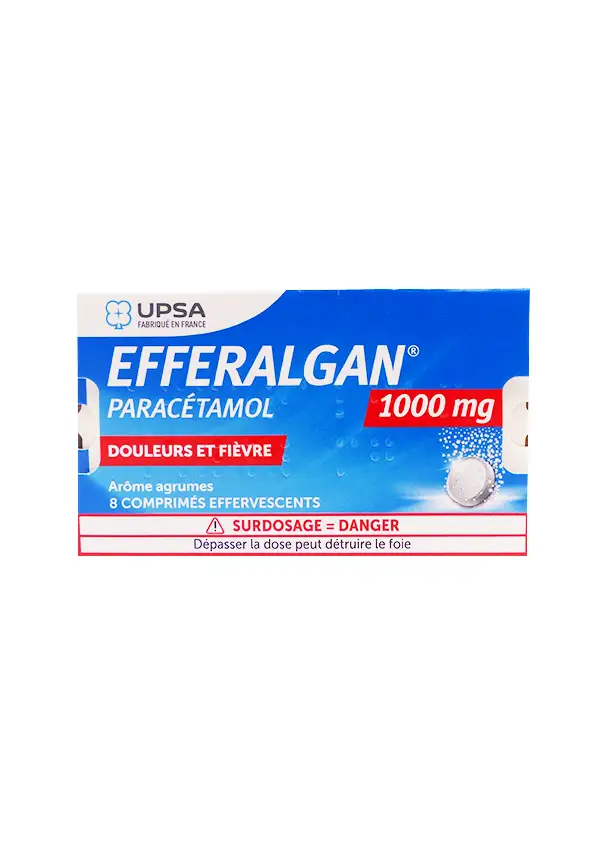 Efferalgan paracétamol 1000mg 8comprimés effervescents