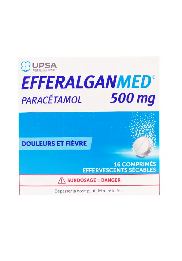 Efferalganmed paracétamol 500mg 16 comprimés effervescents sécables