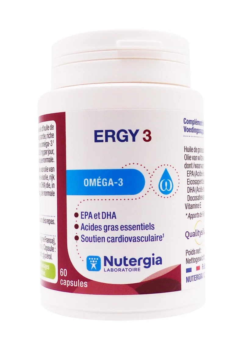 ergy 3 60 capsules Nutergia