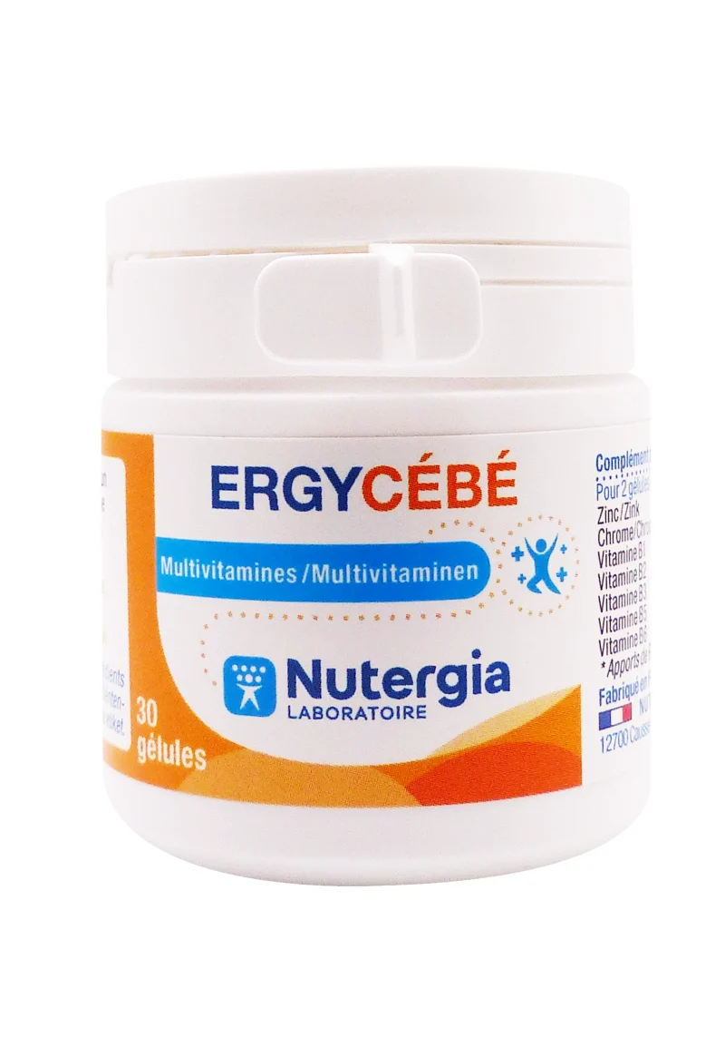 ergycébé 30 gélules nutergia