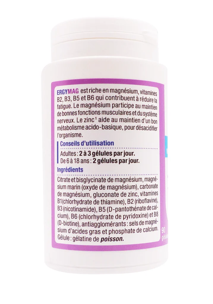 ergymag dos 90 gelules