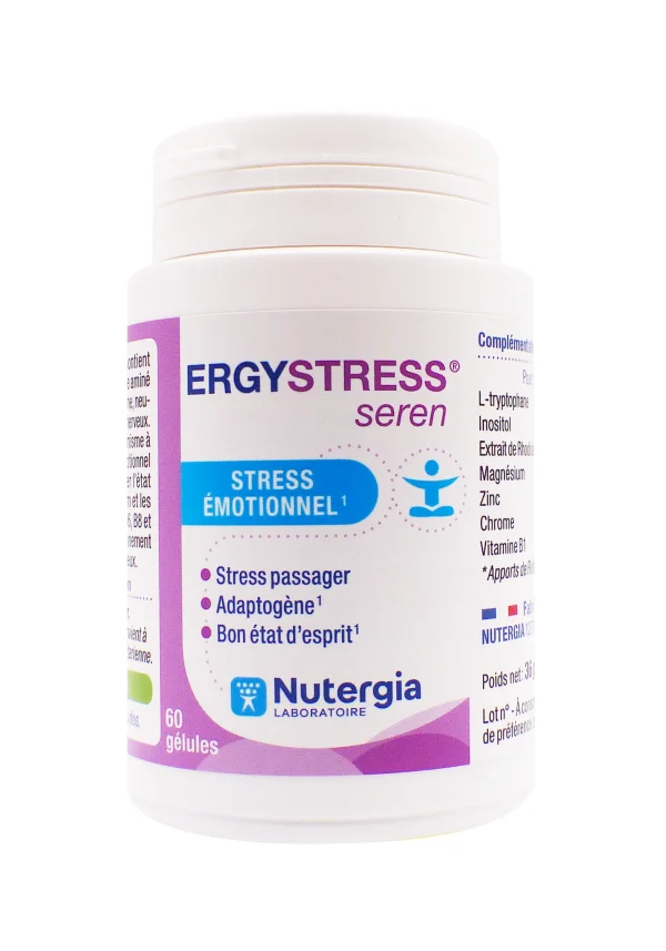 ergystress seren 60 gélules nutergia