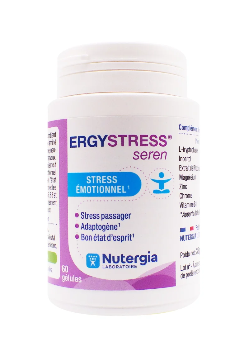 ergystress seren 60 gélules nutergia