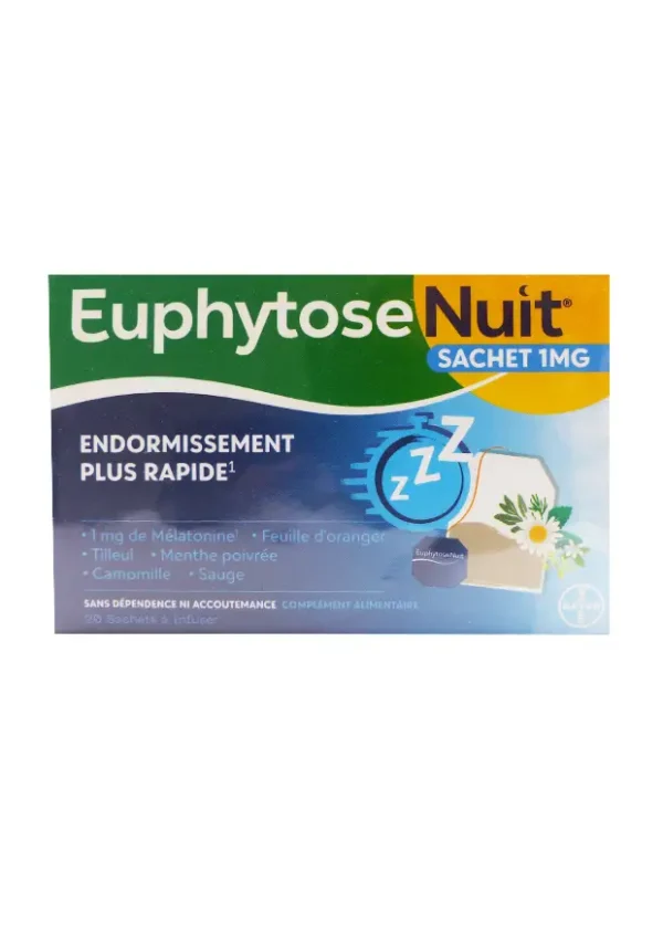 euphytose nuit 20 sachets 1mg