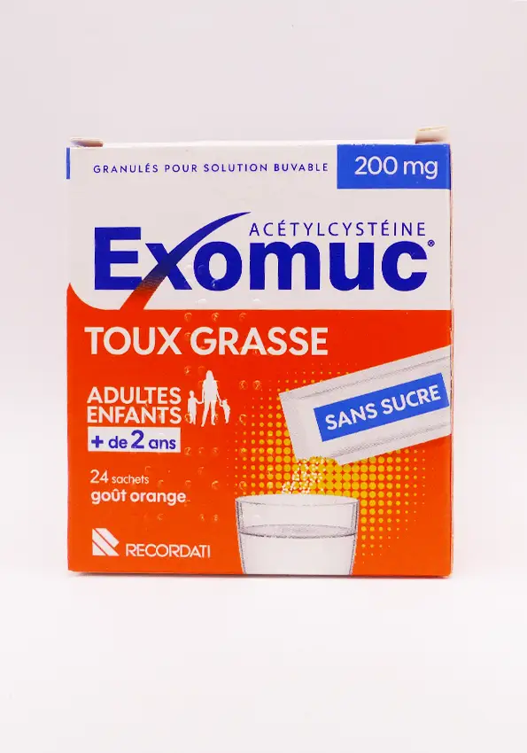 Exomuc toux grasse 24 sachets