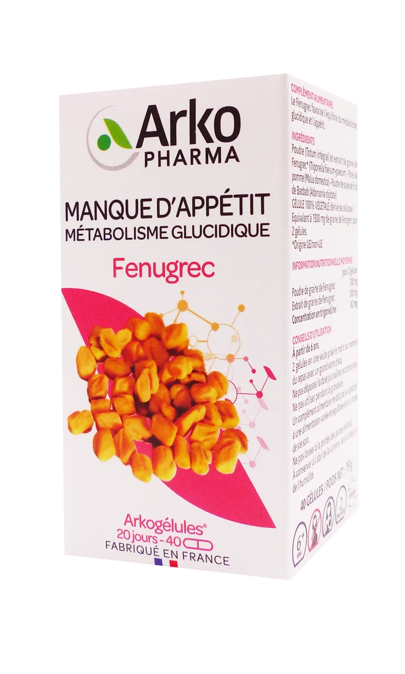 fenugrec 40 gélules