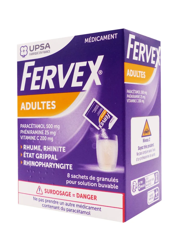 FERVEX ADULTES 8 SACHETS 2 fervex adultes