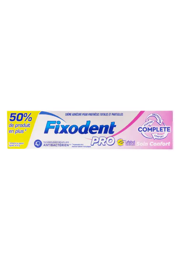 fixodent pro +50% rose