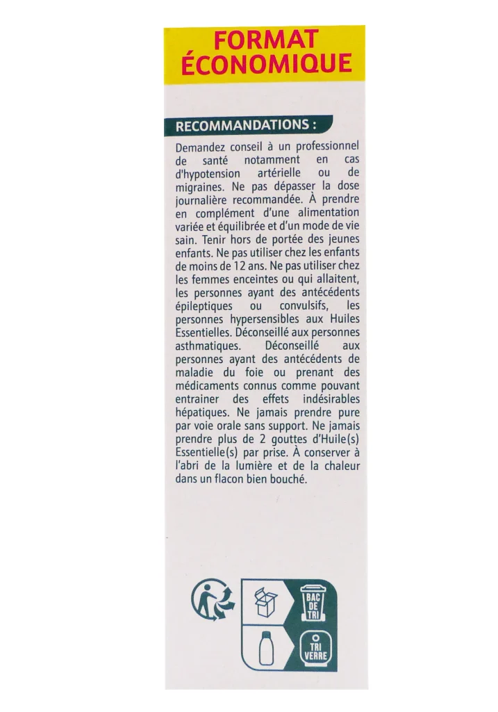 PHYTOSUN ARÔMS HUILE ESSENTIELLE LAVANDE FINE BIO 30 ML 4 format economique dos 1