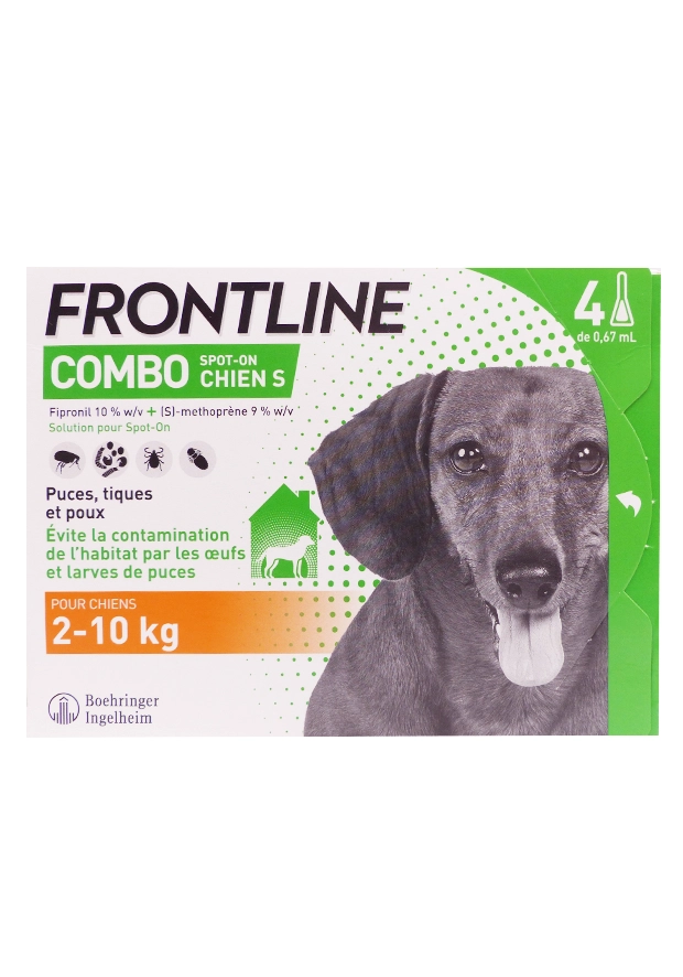 frontline chien 2-10 kg