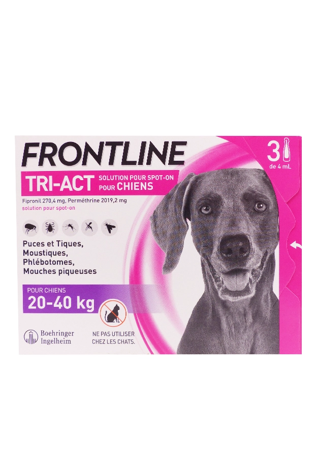 frontline tri act chiens 20-40 kg