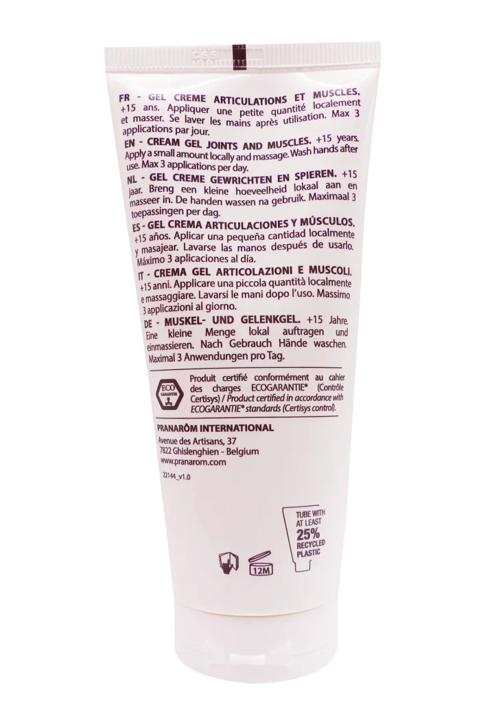 PRANAROM AROMALGIC GEL ARTICULATIONS BIO 100ML 4 gel creme articu