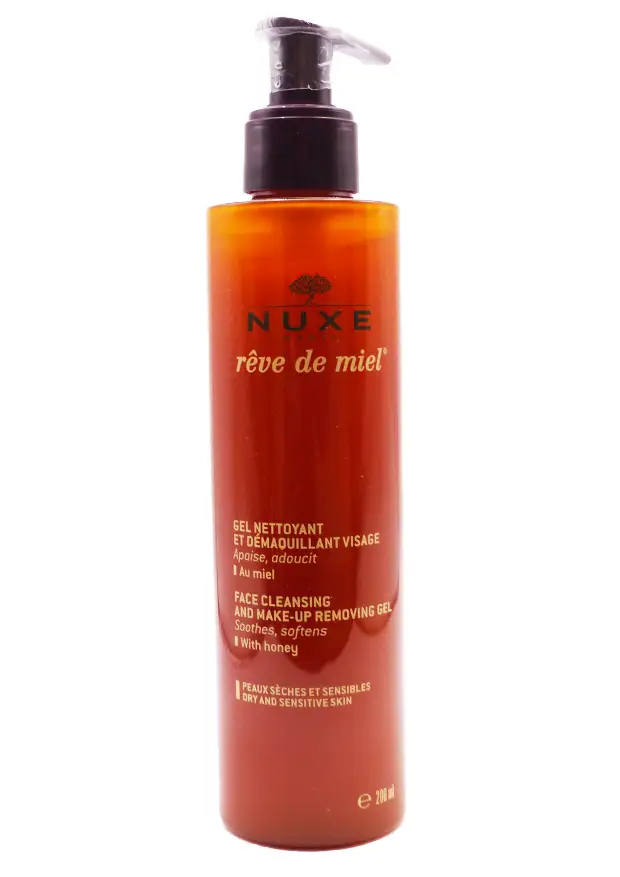 gel nettoyant 200 ml reve de miel nuxe