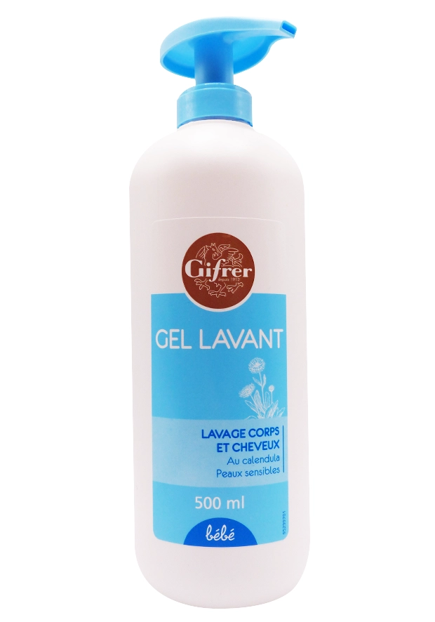 GIFRER BEBE GEL LAVANT CORPS ET CHEVEUX 500 ML 4 gifrer gel lavant 500 ml