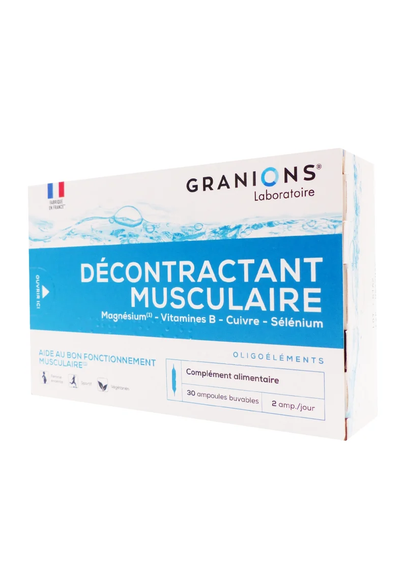 granions décontractant musculaire