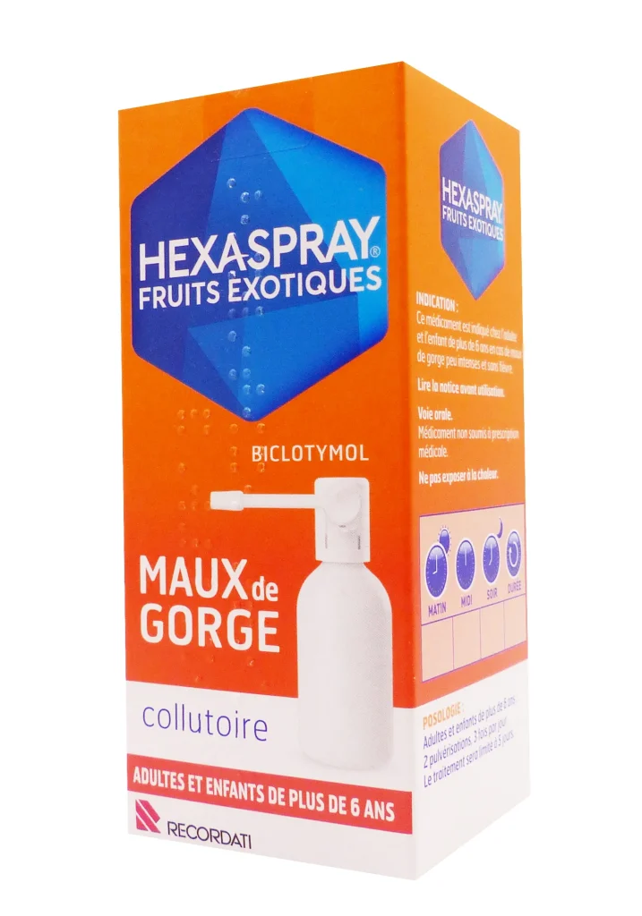 HEXASPRAY COLLUTOIRE FRUITS EXOTIQUES FLACON 30G 2 hexaspray fruit exotiques