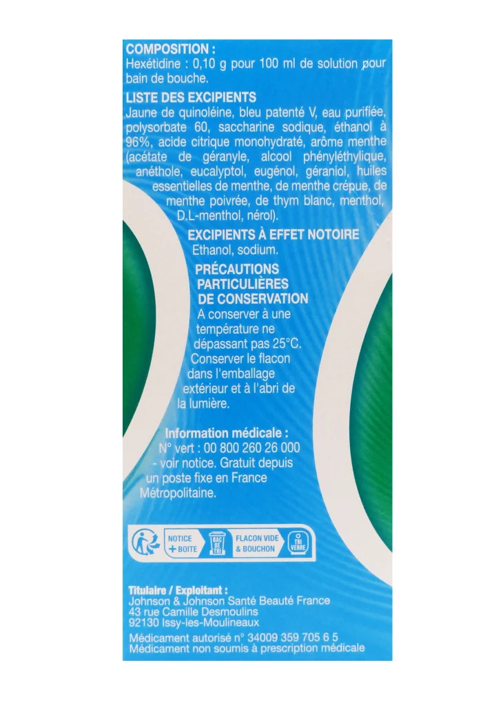 hextril menthe cote